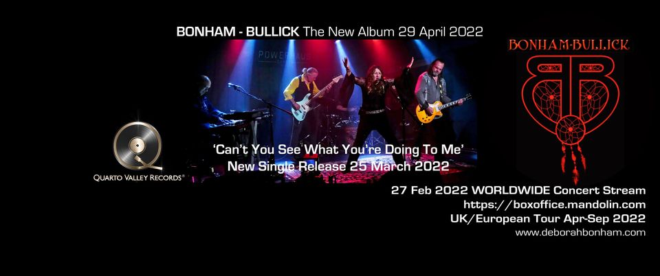 Rocking With Jam Man Talks with Deborah Bonham & Peter Bullick