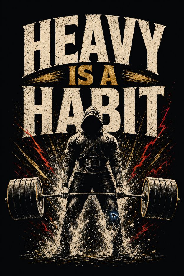 Heavy Is a Habit shirt artwork