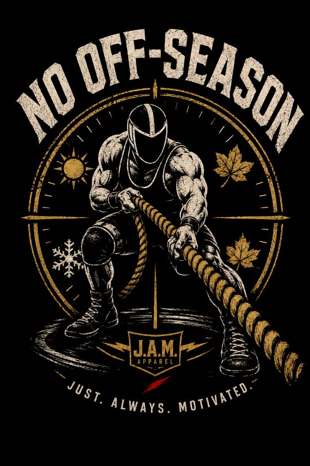 No Off-Season shirt artwork
