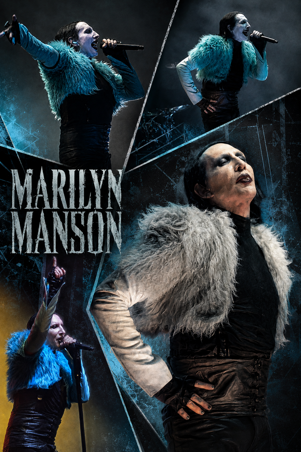Marilyn Manson at Darien Lake featured collage 2