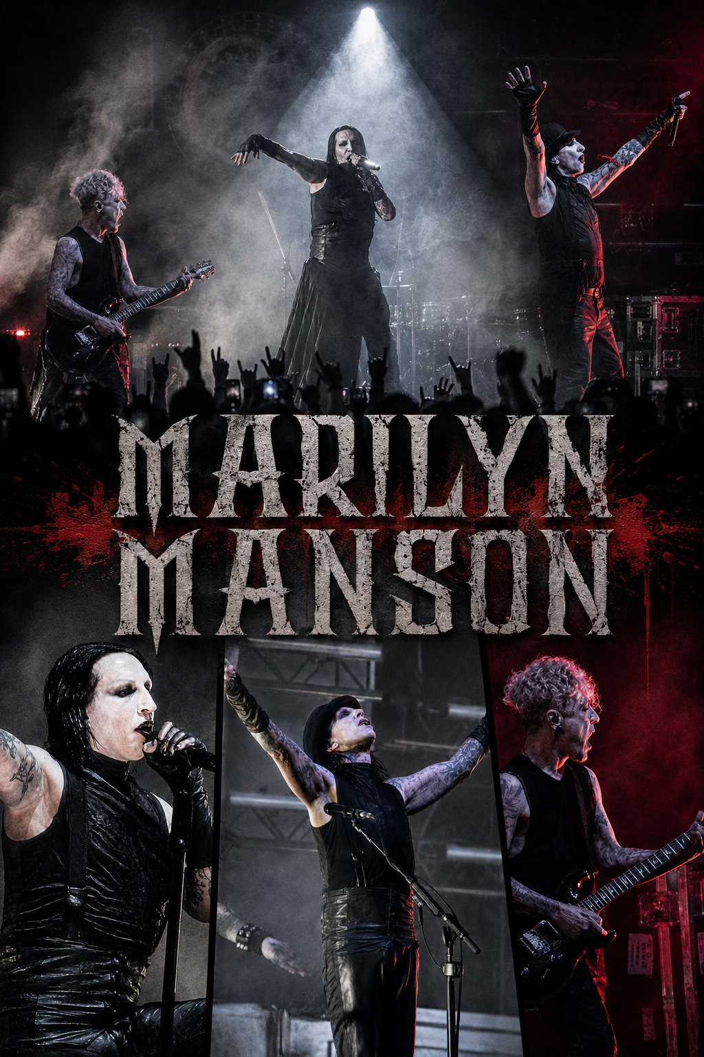 Marilyn Manson at Darien Lake featured collage 4