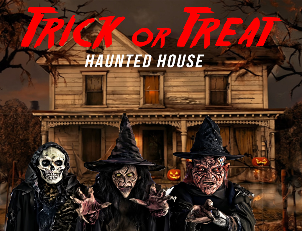 Official Haunt Manor Trick or Treat Haunted House promotional image